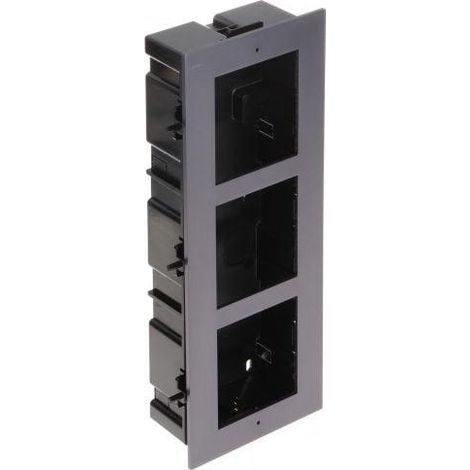 Hikvision Obudowa podtynkowa noir et graphite robuste