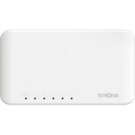 Strong SW5000P Netzwerk-Switch Gigabit Ethernet (10/100/1000) Weiß