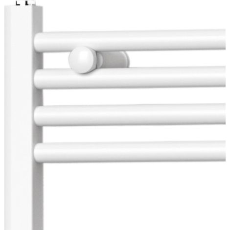 RADIATORE TERMOARREDO SCALDASALVIETTE BIANCO CON TUBOLARI Ø25MM MODELLO ELVIA - MM 1230X550 WATT 633 INT.500 - MAM (1/4)
