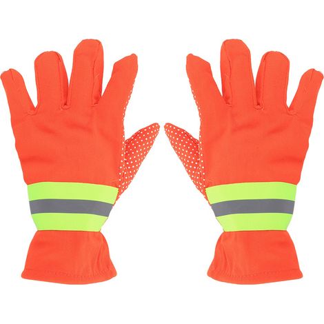 Gants de protection pour pompiers, taille unique, résistants aux hautes températures, ignifuges, imperméables, respirants et antistatiques. (1/5)