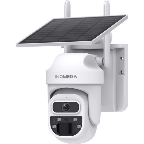 Caméra de Surveillance Solaire WiFi Extérieure 3MP Ultra HD, Détection Humaine PIR, Vision Nocturne Couleur/IR 30 m, PTZ 355°/+90°/-40°, Zoom Numérique 4x, Audio Bidirectionnel, IP66, Batterie Intégré (1/5)