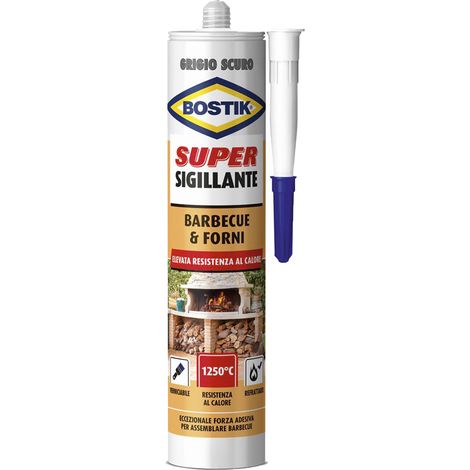 Bostik Mastice Refrattario Super Sigillante Barbecue e Forni 530g (1/5)