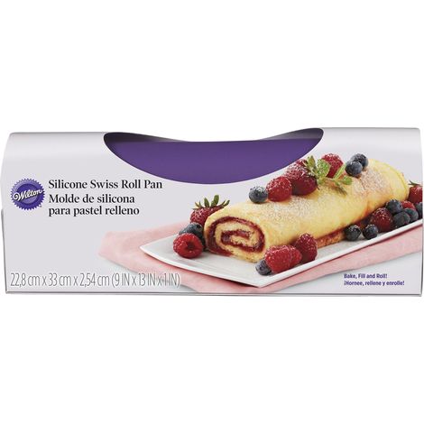 Silicone Swiss Roll Pan, Tapis de Cuisson en Silicone, 22,8x33 cm (1/5)