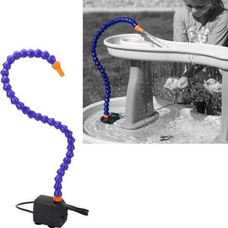 Wassertischpumpe mit universellem, einziehbarem Schlauch, verstellbarer Einweg-Spritzwasserpumpe, EU-Stecker (1/5)
