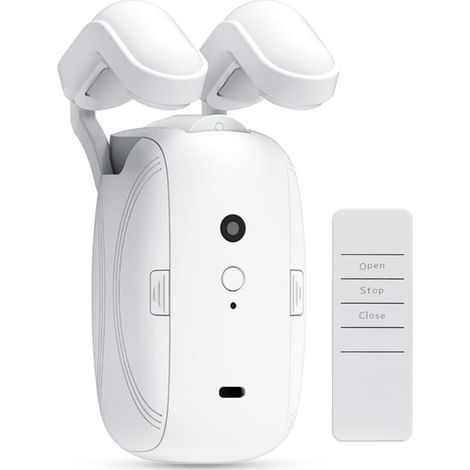 Pc Remote Control Curtain Opener: Roman/T/U Curtain Motor Controller, Silent Operation Automatic Curtain Opener, Intelligent Curtain Robot for Home Office (1/4)