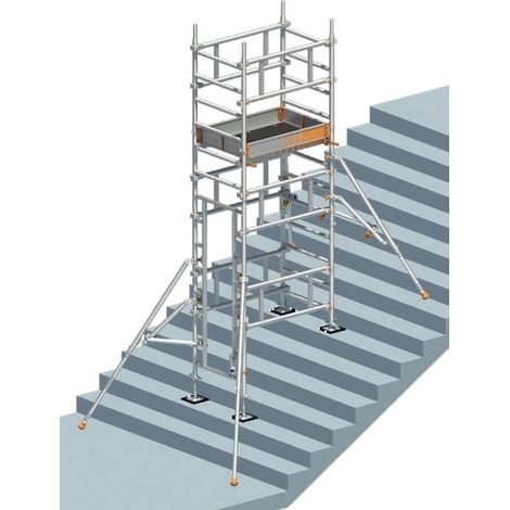 Layher SoloTower Erweiterung Treppen-Kit Typ1 mit Durchgang (1/3)