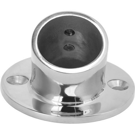 Support de rambarde rond 32mm, raccord 60° en acier inoxydable, quincaillerie marine pour bateaux et yachts (1/5)