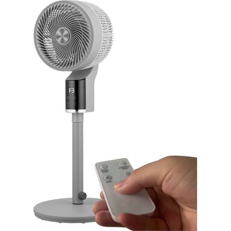 Ventilador de pie Persa motor AC 50W gris