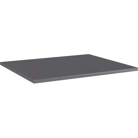 Maison Exclusive - Bücherregal-Bretter 8 Stk. Hochglanz-Grau 60x5 (1/5)