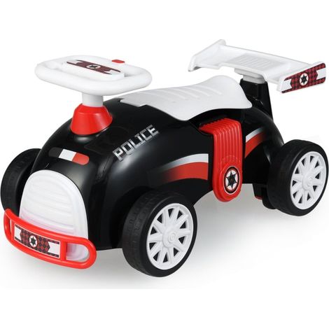 Coche infantil con música y espacio de almacenamiento - Tema policial