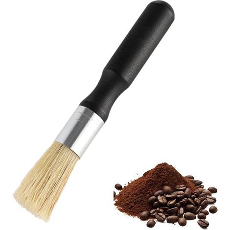 Pennello da barista - Pennello da caffè vegano - Design ergonomico - Accessori per la pulizia resistenti (1/5)