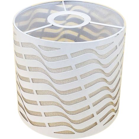 Abat-jour pour lustre, lampe de table, abat-jour simple en fer, accessoires pour luminaires, douille E27 à grand diamètre. (1/2)