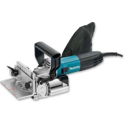 Makita – Fraiseuse pour lamelles 700W – Profondeur de plongée 20mm – Vitesse 11000 min-¹ – Semelle inclinable 0° à 90°