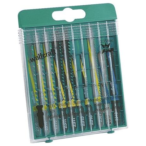 Wolfcraft Stichsägeblatt-Set T-Schaft 10 Stück Sägeblätter & Sägehilfen (1/3)