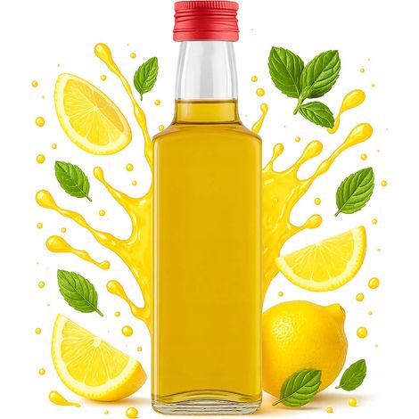 Bottiglia in vetro da 250 ml per whisky, liquori, vino e altri liquori, ideale come regalo. (1/5)