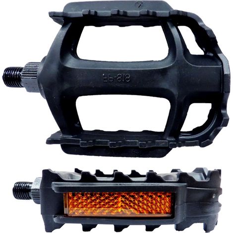 Pedales de plástico negro para bicicleta de montaña Feimin FP818 (1/2)