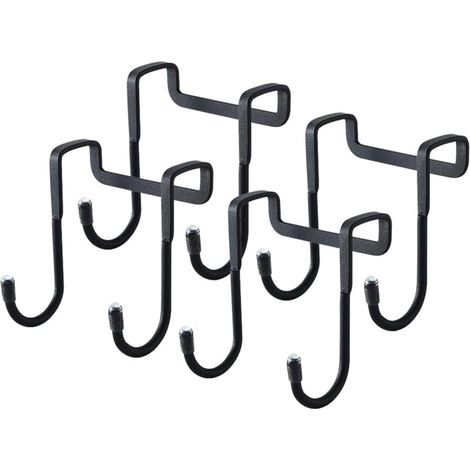 4 Pièces Crochet de Porte, Reversible Crochets, Patère pour Porte, Crochet de Porte Sans Percage, Porte Manteau Pour Porte à Suspendre pour Portes Tiroirs Placards Bains Cuisine