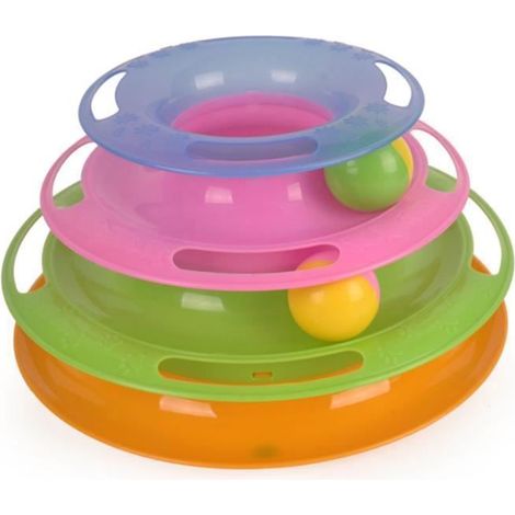 Jouet pour chat - Non spécifié - Boule de chasse - Plastique - Couleur vive - Intérieur (1/3)