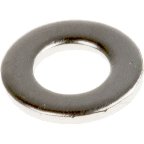 Rondelle plate, 6BA, Laiton, 3.12mm x 5.84mm, Nickelé ( Prix pour Sachet de 250 )