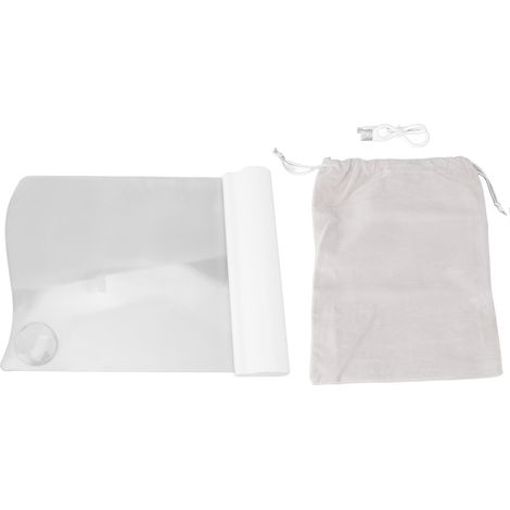 Lampe de lecture LED rechargeable Toivize plate en acrylique, lumière blanche 5500K, 4 niveaux, idéale pour la nuit (1/5)