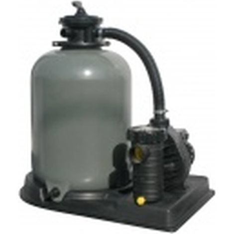 Sandfilteranlage SF 142 8 m³/h Pumpenleistung 600W, 6-Wege-Verrohrungs-Ventil, für 30Kg Sand (1/4)