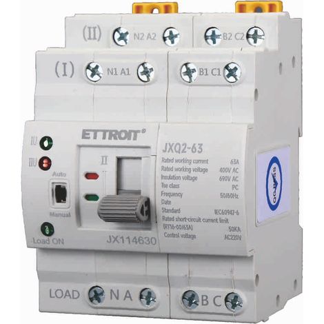 ETTROIT JX114630 ATS Automatischer Transferschalter DIN 400V 63A 4P