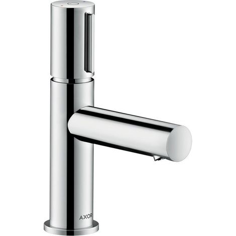 mitigeur lavabo Select 80, bonde à écoulement libre laiton poli