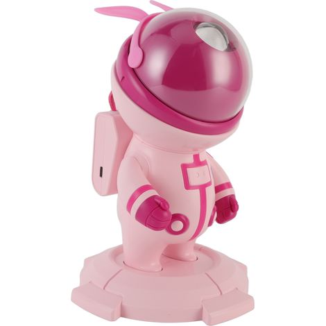 Sternen-LED-Nachtlichtprojektor USB Astronauten-Sternenprojektorlampe RGB-Umgebungslicht Projektionslicht Kindergeburtstagsgeschenk Rosa (1/5)