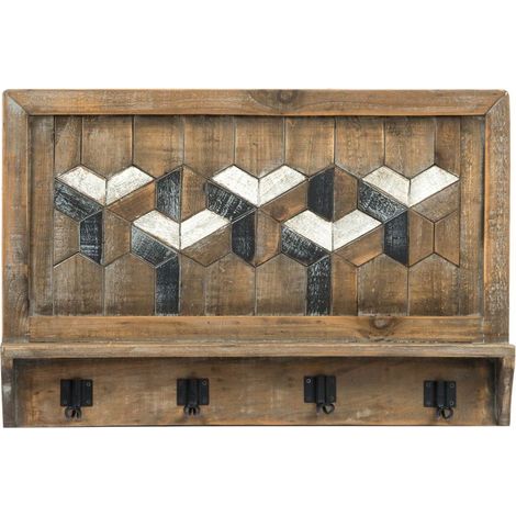 Porte manteaux 4 supports 60 cm