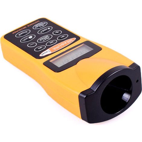 Telemetro a ultrasuoni multifunzionale con schermo LCD, telemetro con puntatore laser, telemetro digitale per uso domestico (1/3)