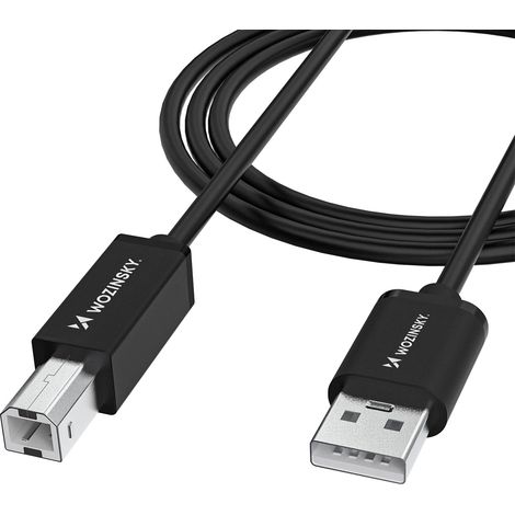 Wozinsky WKDDY3S USB-B - USB-A 480 Mbit/s Kabel 2 m - Schwarz (1/5)