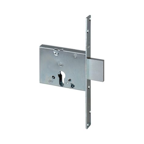 SERRATURA METALLO INFILARE 56013 CISA  B.Q ZINC F.MM 25 F/SAG. M4 H.MM 82 E.MM 60