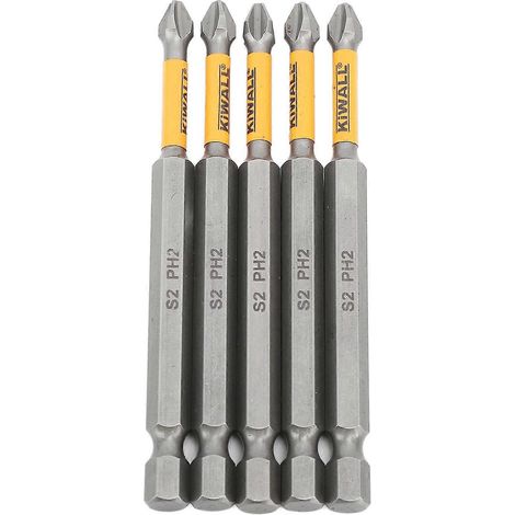 5-teiliges Set Schlagschrauberbits mit Kreuzschlitz und Magneten, gefertigt aus S2-Legierungsstahl, professionelles Werkzeug