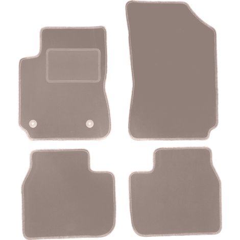 Tappetini in velluto per auto: Citroen C4 Cactus II crossover (2018-) beige (1/5)