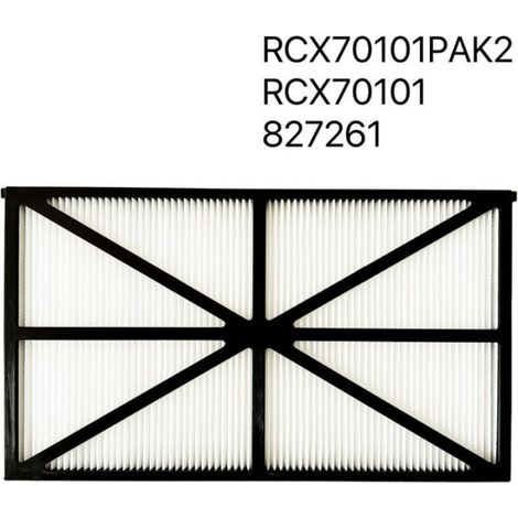 Filtre Panneau - Pour Robot Piscine Hayward Tiger Shark Aquavac Evac Powershark - 29 x 17 x 1,6 cm - Lot de 1 (1/2)