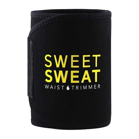 Ceinture de sudation brûle-graisses fitness cardio noire XL (1/5)
