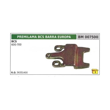 Premilama barra europa per trattore agricolo BCS 600 700