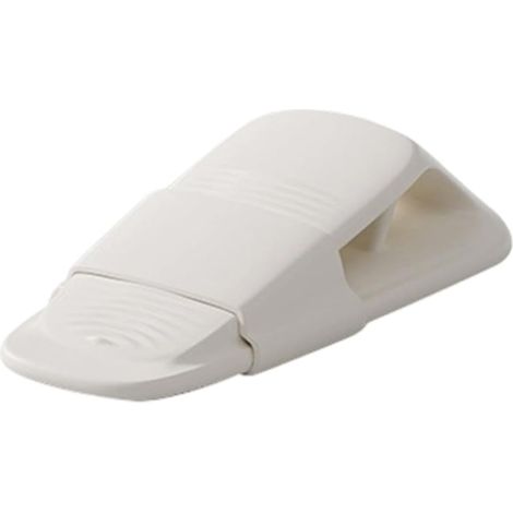 Retractable Anti-Slip Door Wedge for All Floor Types (White) (1/5)