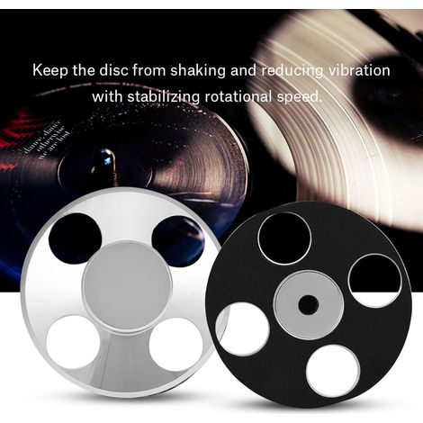 Stabilisateur de disque métallique pour platine vinyle LP