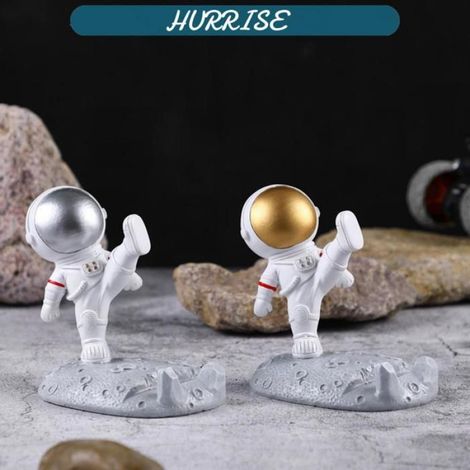 Support Téléphone Portable - Astronaute En Résine - Pour Bureau Et Intérieur - 1 Pièce (1/5)