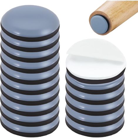 16 Self-Adhesive Table Leg Protectors, Wedges, Furniture Gliders (1/5)