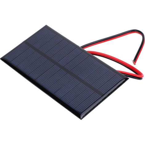 3 Stück DC 6V 1W Solarzellen-Leistungsmodul aus polykristallinem Silizium mit 30cm Kabel (1/5)