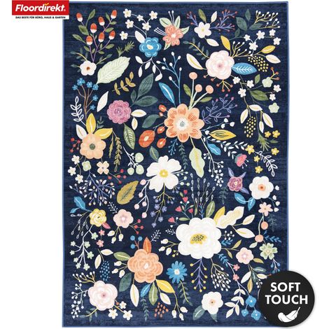 Tapis de salon Damaskus Tapis moderne au design floral 160 x 230 cm (1/5)