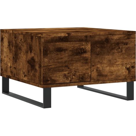Maison Exclusive - Mesa de centro madera contrachapada roble ahum