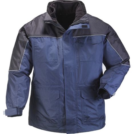 Parka multipoches RIPSTOP 4 en 1 marine noir TS COVERGUARD 5RIBBS (1/5)