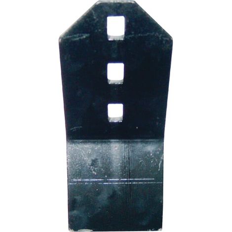 Piatto rinforzato da 240x100x8 mm, a 3 fori, adatto per Väderstad Kramp 419999KR (1/2)