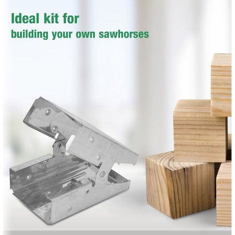 Kit de 2 supports de tréteaux pour présentoir et accessoires pour outils de travail du bois (1/5)