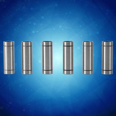 6 roulements linéaires en acier LM8LUU, 81545 mm (1/5)