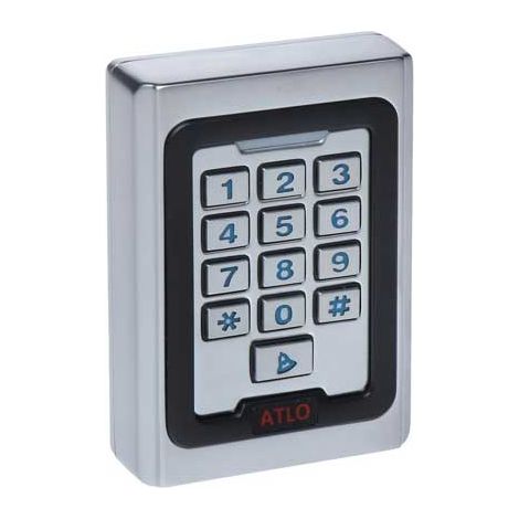 Serrure à combinaison 12V interne autonome avec lecteur RFID - En métal Argenté IP40
