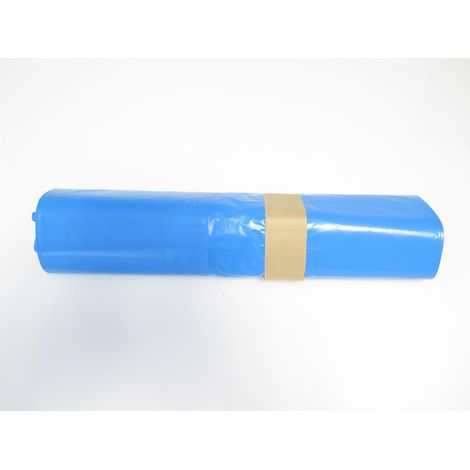 TOPCAR - Carton de de 200 sacs poubelles bleus 110 litres Epaisseur 50µ - 5225 - Ce produit de marque Topcar est neuf.